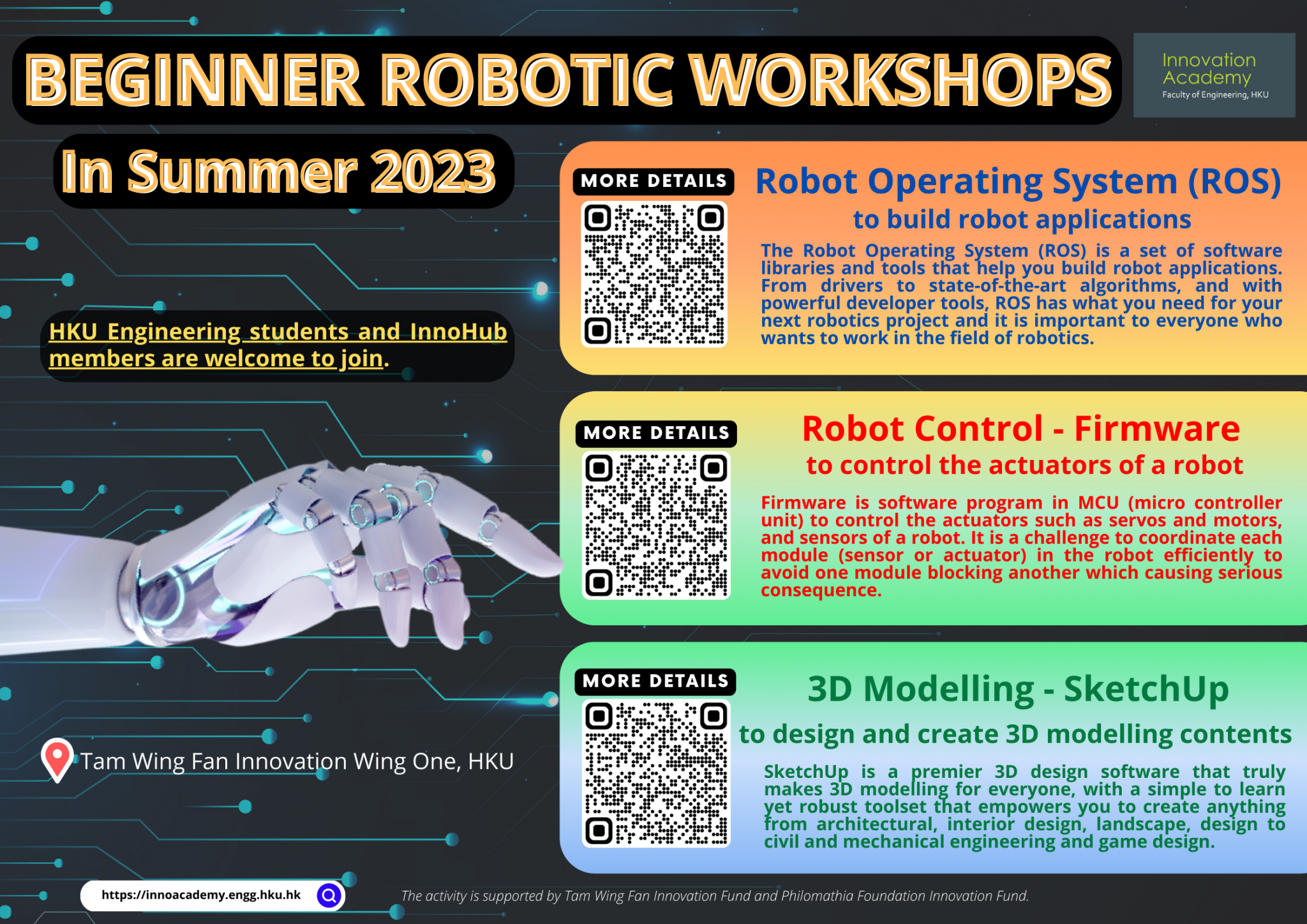 Summer Workshops on Robotics 2023 – Innovation Academy