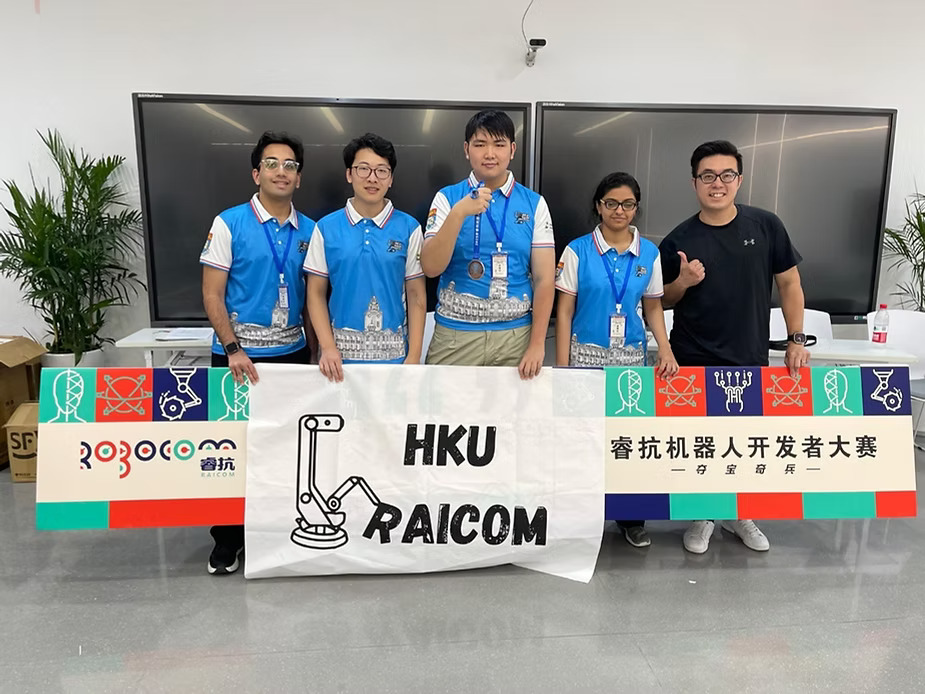 HKU RAICOM Robotics claimed Third Class Honour in the “Treasure Hunter – Semi-Autonomous Mission” category at the RAICOM (Robotics and Artificial Intelligence Competition) National Final, held in August 2025 in Hangzhou.